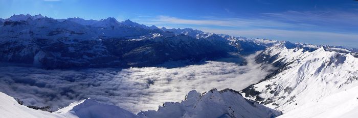 Ski the Swiss alps