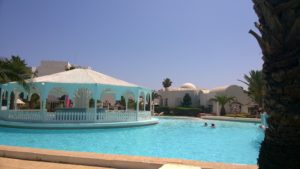 Hotel pool in Tunisia