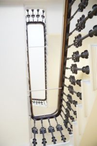 Victorian staircase in the Leopold Hotel Sheffield