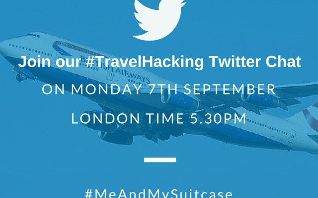 Travel hacking Twitter chat