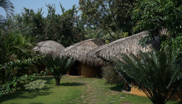 Ayurveda treatment in these huts