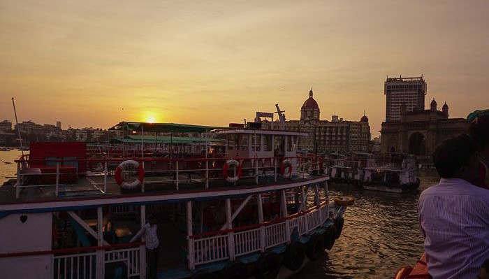 Seduced by Mumbai at sunset