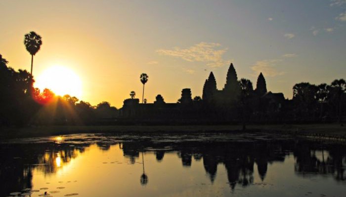 Travelhacking expert Jackie at Angkor Wat