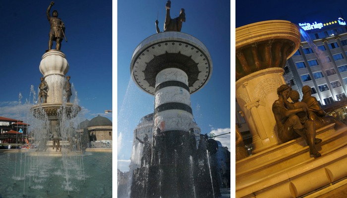 The Fountains of Skopje, Macedonia