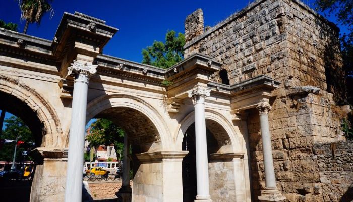 Hadrians Gate Old town Antalya
