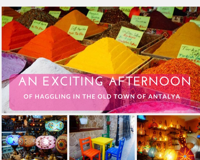 Scenes of the old town in Antalya