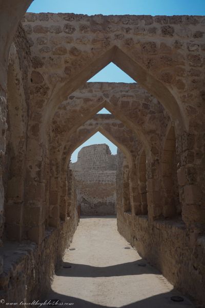 The archways of Bahrain Fort