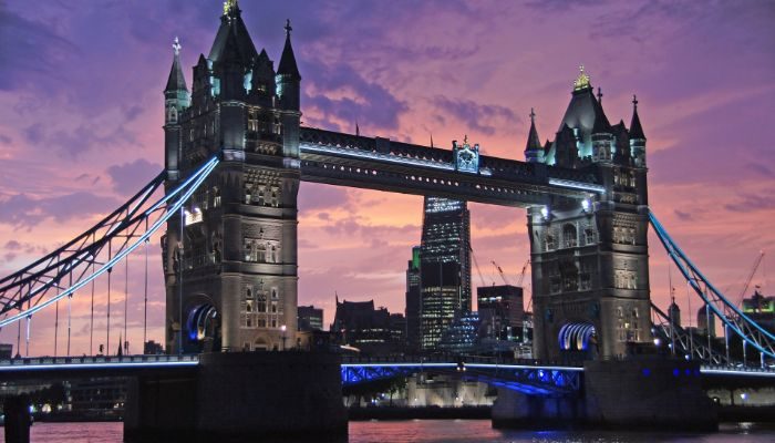 Tower Bridge at sunset