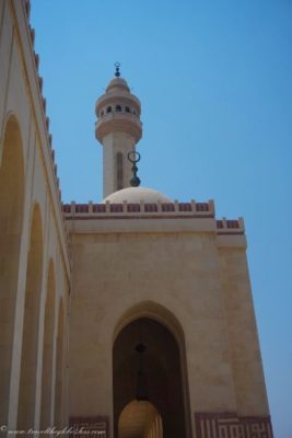 The minaret of the Al Fatih mosque