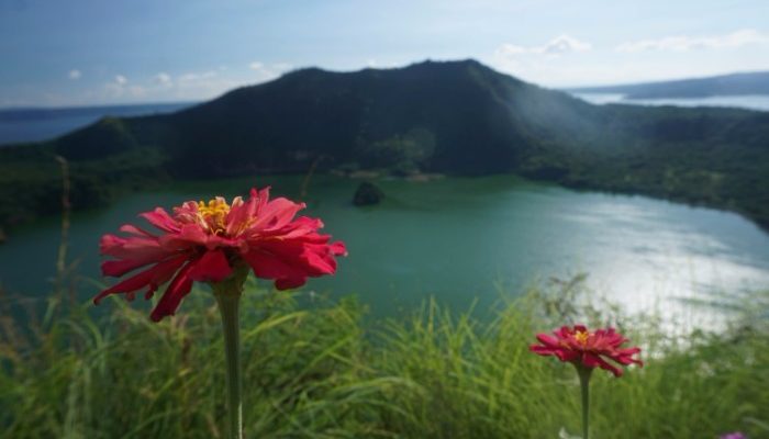 The Taal Volcano crater