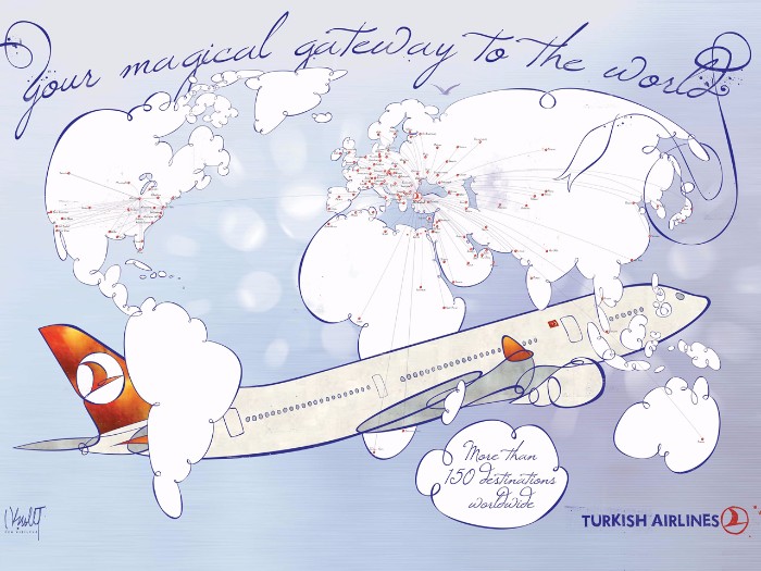 Travel the world with Turkish Airlines