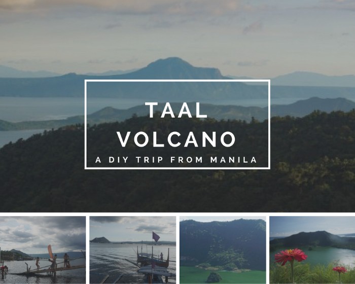 Taal volcano collage