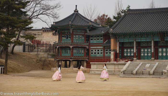 Traditional korean costume 