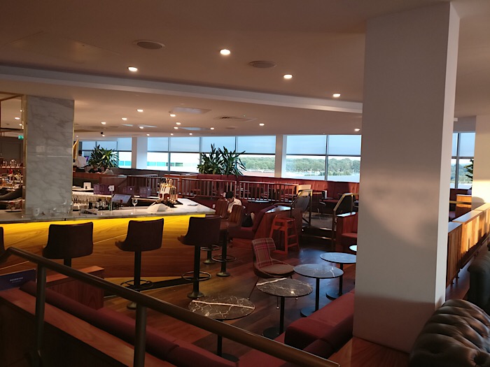 Bar in Gatwick airport Lounge
