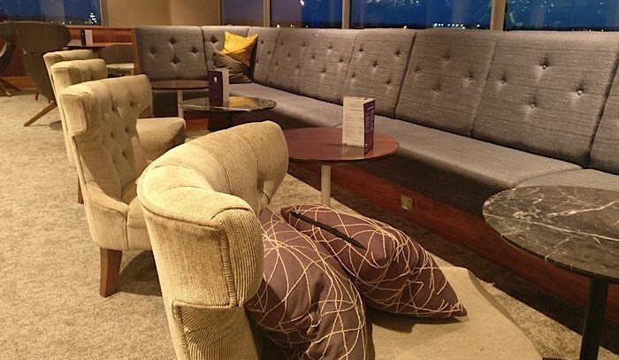 Lounge are of the Gatwick airport lounge
