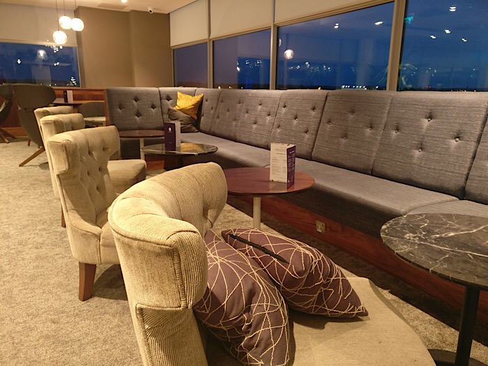 Lounge are of the Gatwick airport lounge