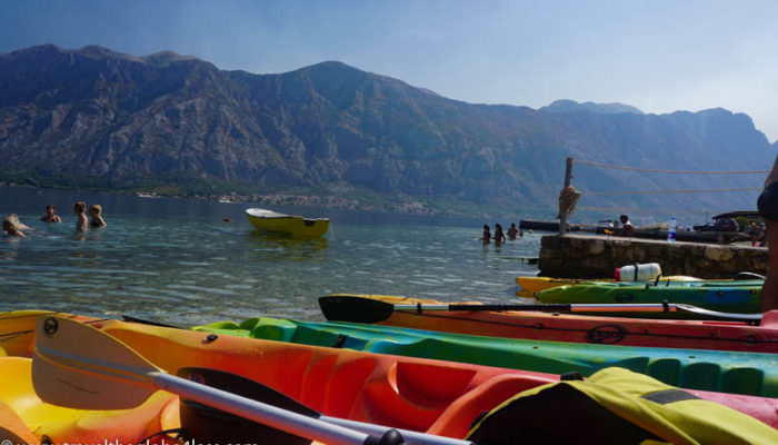 kayaking in Montenegro