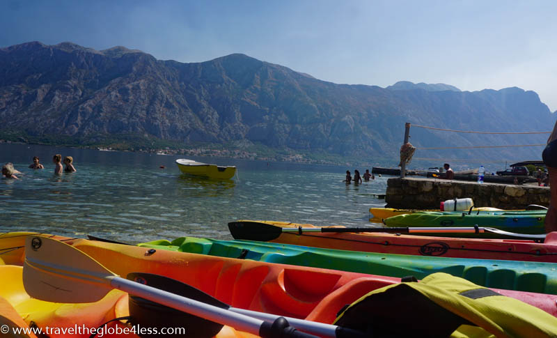 kayaking in Montenegro
