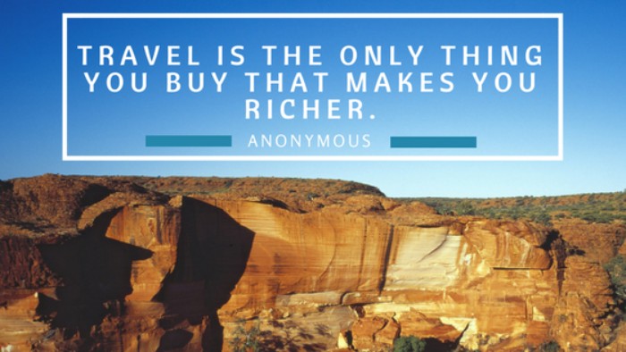 Inspirational travel quote