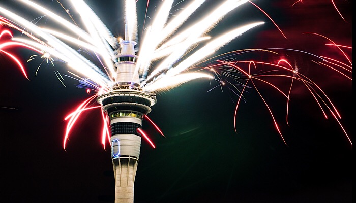 celebrating New Year’s Eve in Auckland 