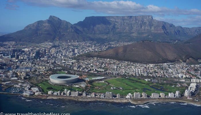 Views of Green Point and Table Mountain