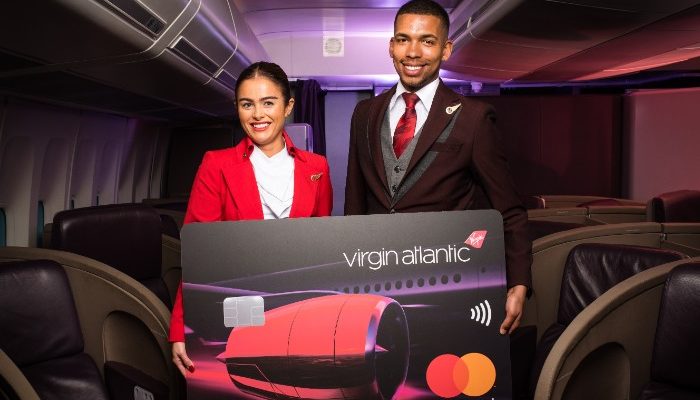 Virgin Airlines staff and credit card