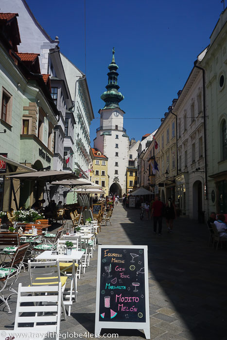 Bratislava street and St Michael’s gate