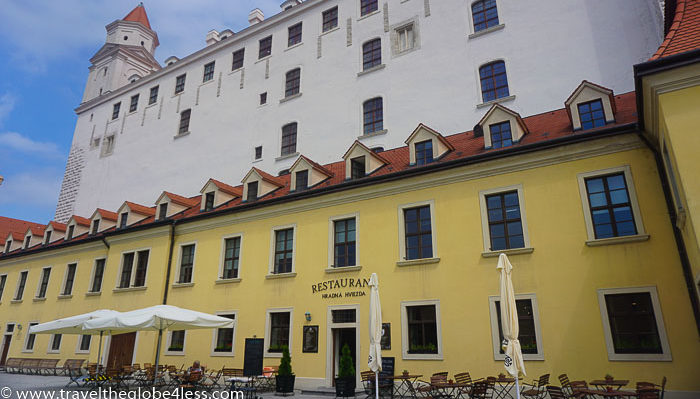 Bratislava Castle restaurant
