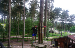 navigating the high ropes course