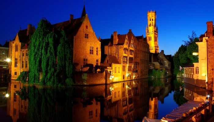 Bruges night scene