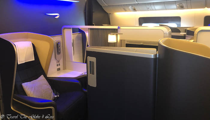 British Airways First Class cabin