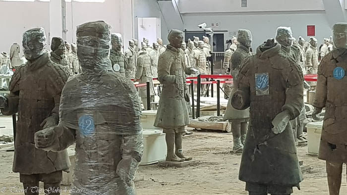 Terracotta Warriors partial reconstruction