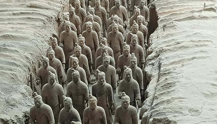 Terracotta Warriors Pit one rows