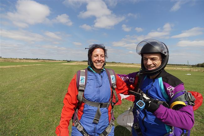 After our skydive
