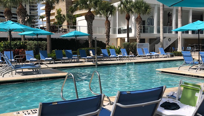 Pool at the Marriott Crystal shores p