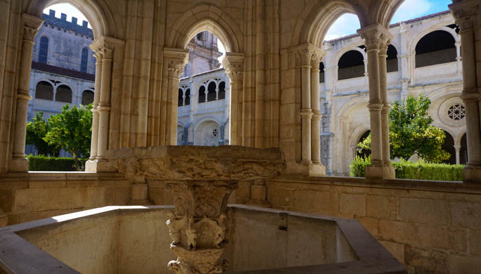 Batalha Monastery courtyard fountain