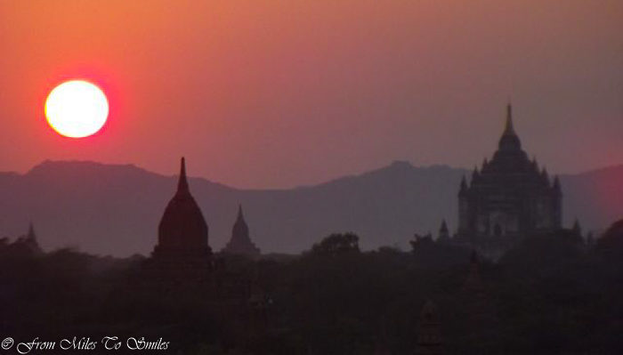 Bagan at sunset