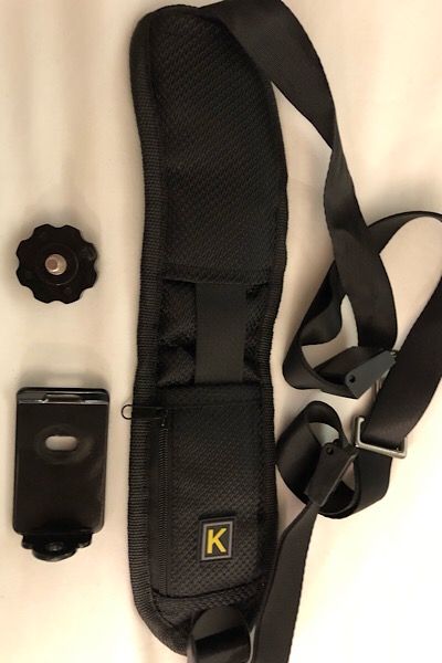 items which make up the camera shoulder strap