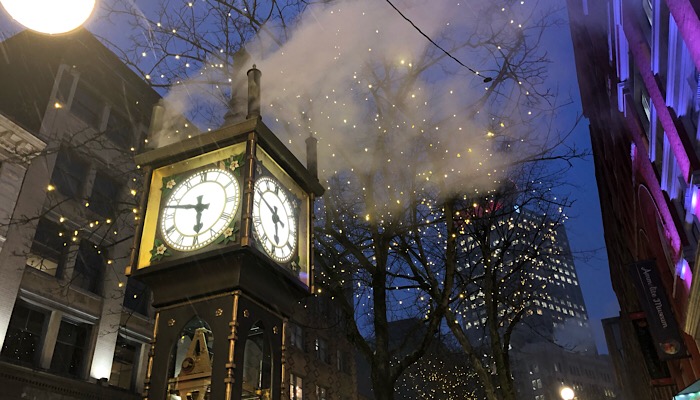 Steam clock in Vancouver 