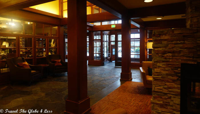 Salish Lodge lobby area