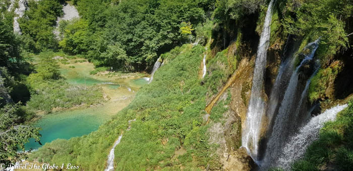 Views of Plitvice waterfalls