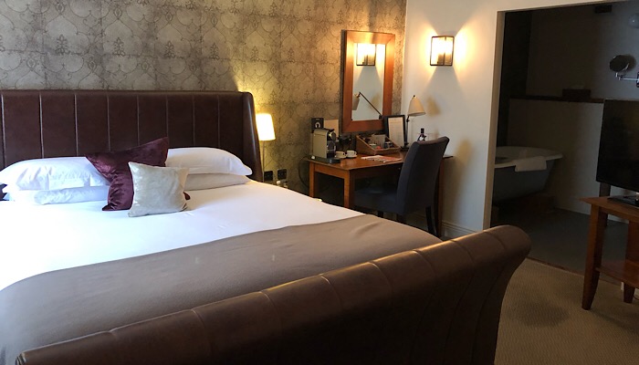 Bedroom at the Harrogate Hotel Du Vin 