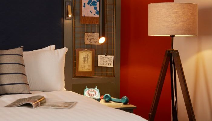 Hotel Indigo Durham bedroom features