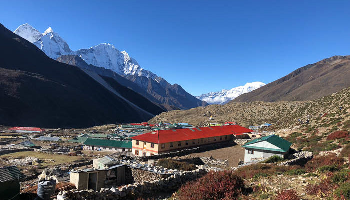 Dingboche from above