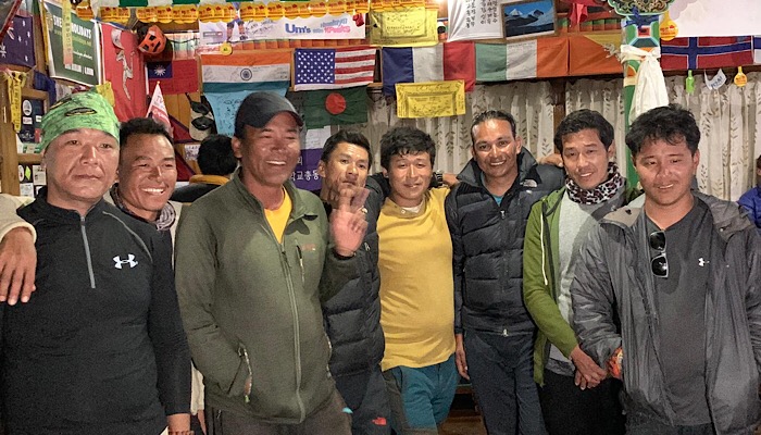 Sherpas on Everest Base Camp Trek