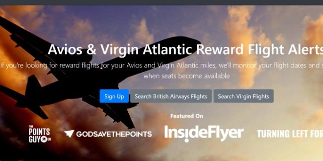 Search for British Airways and Virgin Atlantic Reward flights with Seatspy