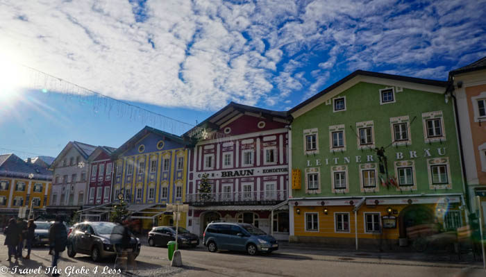 The town of Mondsee, one of the filming locations for the Sound of Music