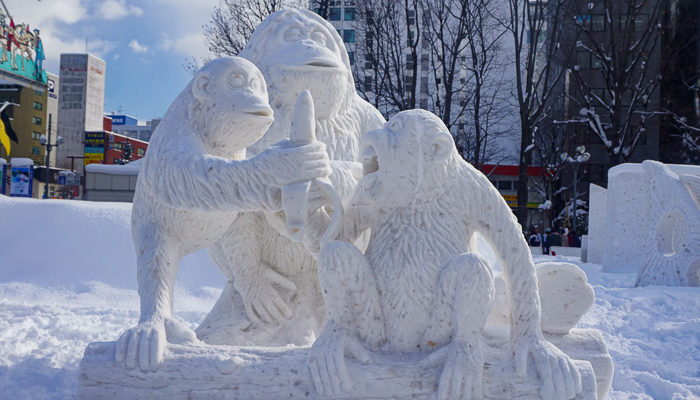 The Indonesian Sapporo snow festival competition entry