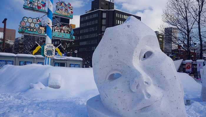 Sapporo snow festival sculpture