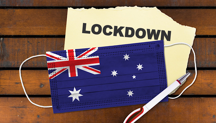 Australia in lockdown